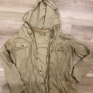 Aritzia Talula Trooper Jacket Khaki